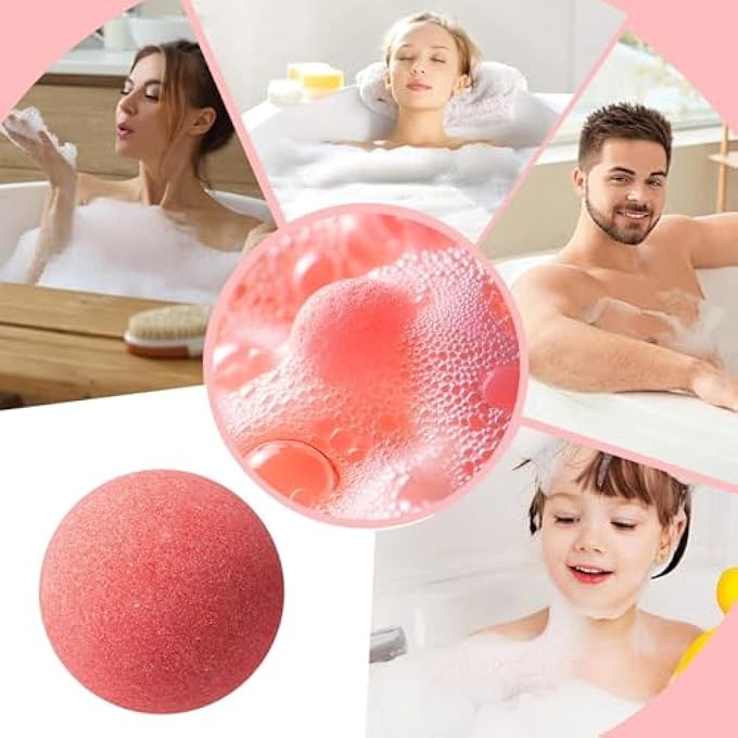 Bath Balls for Kids | Long-Lasting Skin Moisturizing - Fragrance Bubble Bath | for Children Boys Girls Teens Adult Women Men Hotel Bathroom Spa Christmas - Image 4